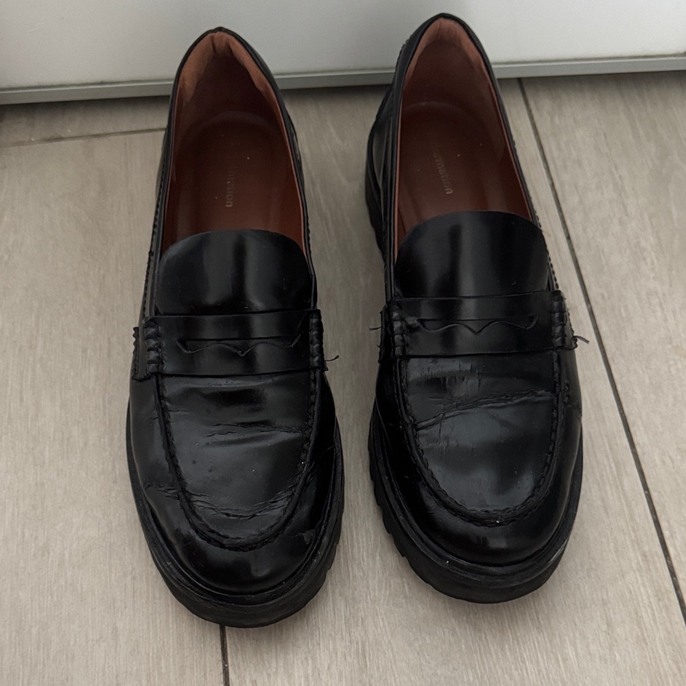 Reformation Black Women's Moccasins